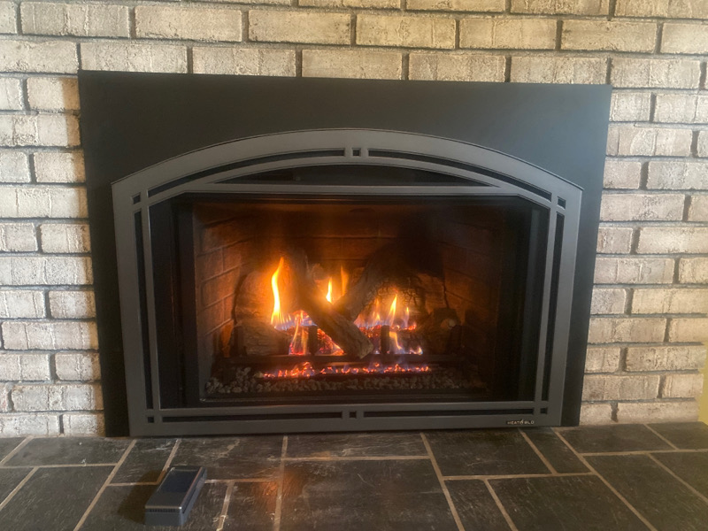gas fireplace insert schnecksville bechtelsville pennsylvania
