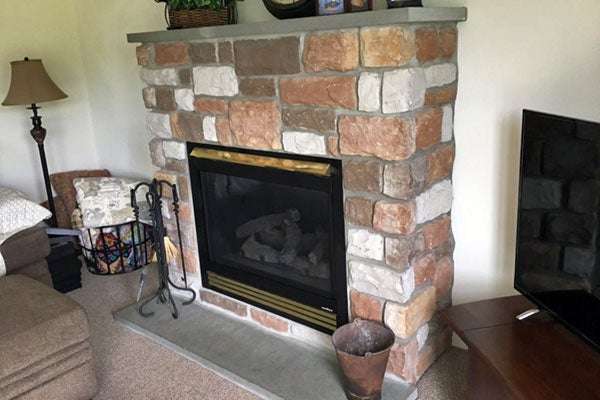 Kring's Hearth & Home Fireplace Modify Example