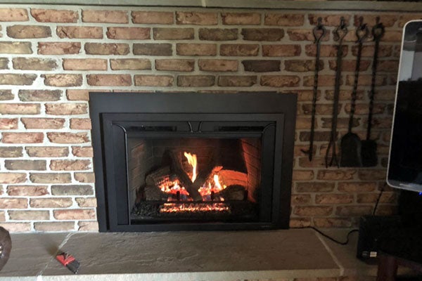 Kring's Hearth & Home Fireplace Modify Example
